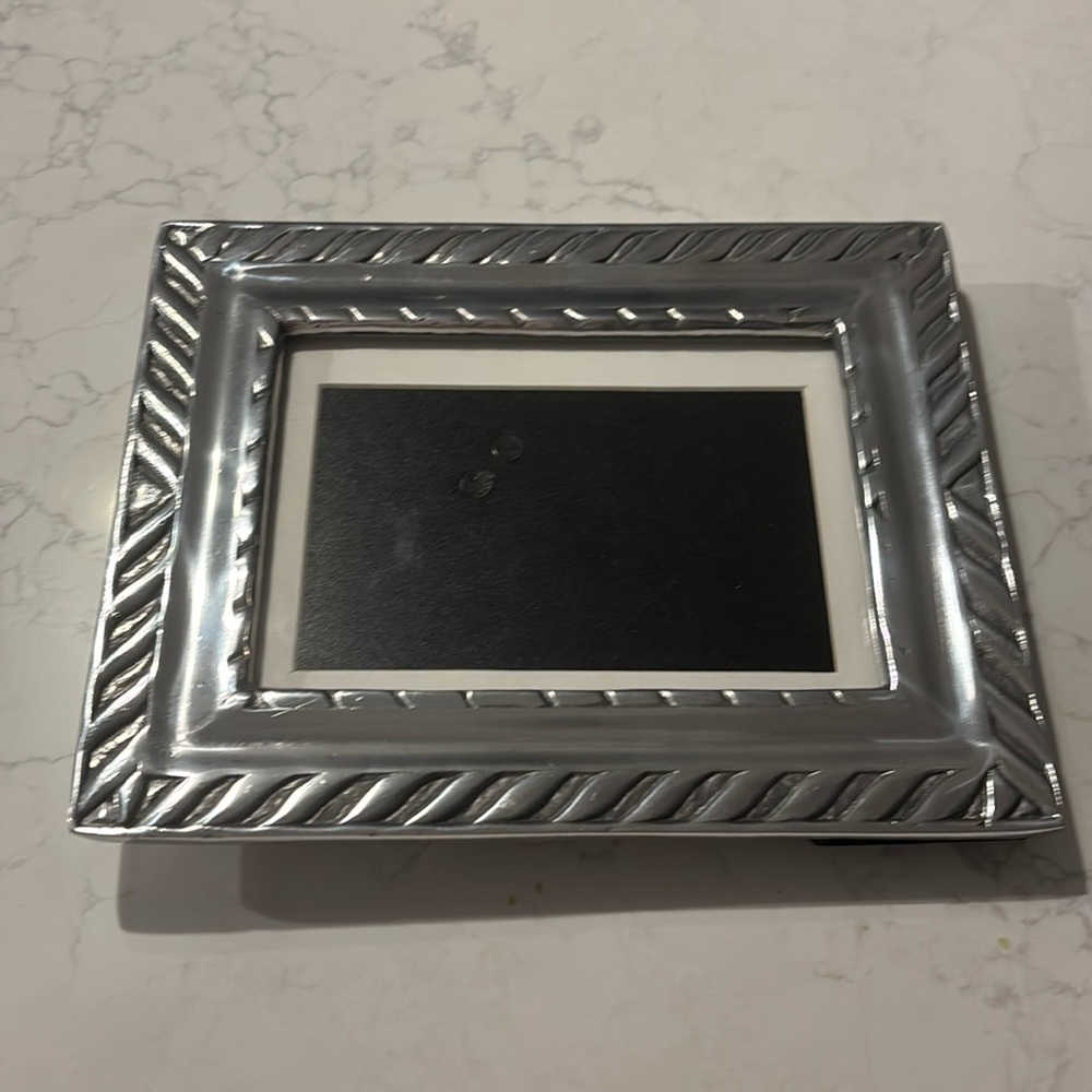 Pewter picture frame